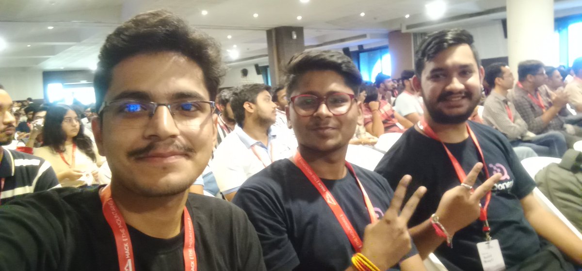 Harsh Soni (@harshsoni_tech) on Twitter photo <a href="/qoneqtapp/">Qoneqt</a> Mitra Milan in <a href="/HackMountains/">Hack The Mountains</a>, Rajkot π₯³
r2l: <a href="/bhatiya_harshil/">Harshil Bhatiya</a> <a href="/0xabhii/">0xabhii.eth (comeback arc)</a> <a href="/harshSoni_tech/">Harsh Soni</a> π₯ <a href="/qoneqtapp/">Qoneqt</a> Mitra Milan in <a href="/HackMountains/">Hack The Mountains</a>, Rajkot π₯³
r2l: <a href="/bhatiya_harshil/">Harshil Bhatiya</a> <a href="/0xabhii/">0xabhii.eth (comeback arc)</a> <a href="/harshSoni_tech/">Harsh Soni</a> π₯