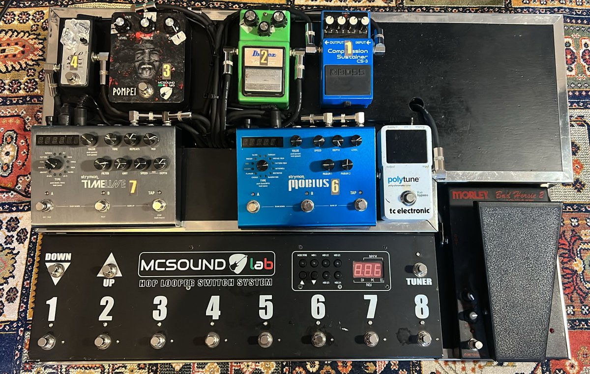 mcsoundlab's tweet image. 😎Piccola ma funzionale modifica a questa pedaliera🤟 
#pedaliera #mcsoundlab #laboratorio #pompei #analogico #hoplooperswitchsystem #ibanez #tcelettronic #strymonmobius #strymontimeline