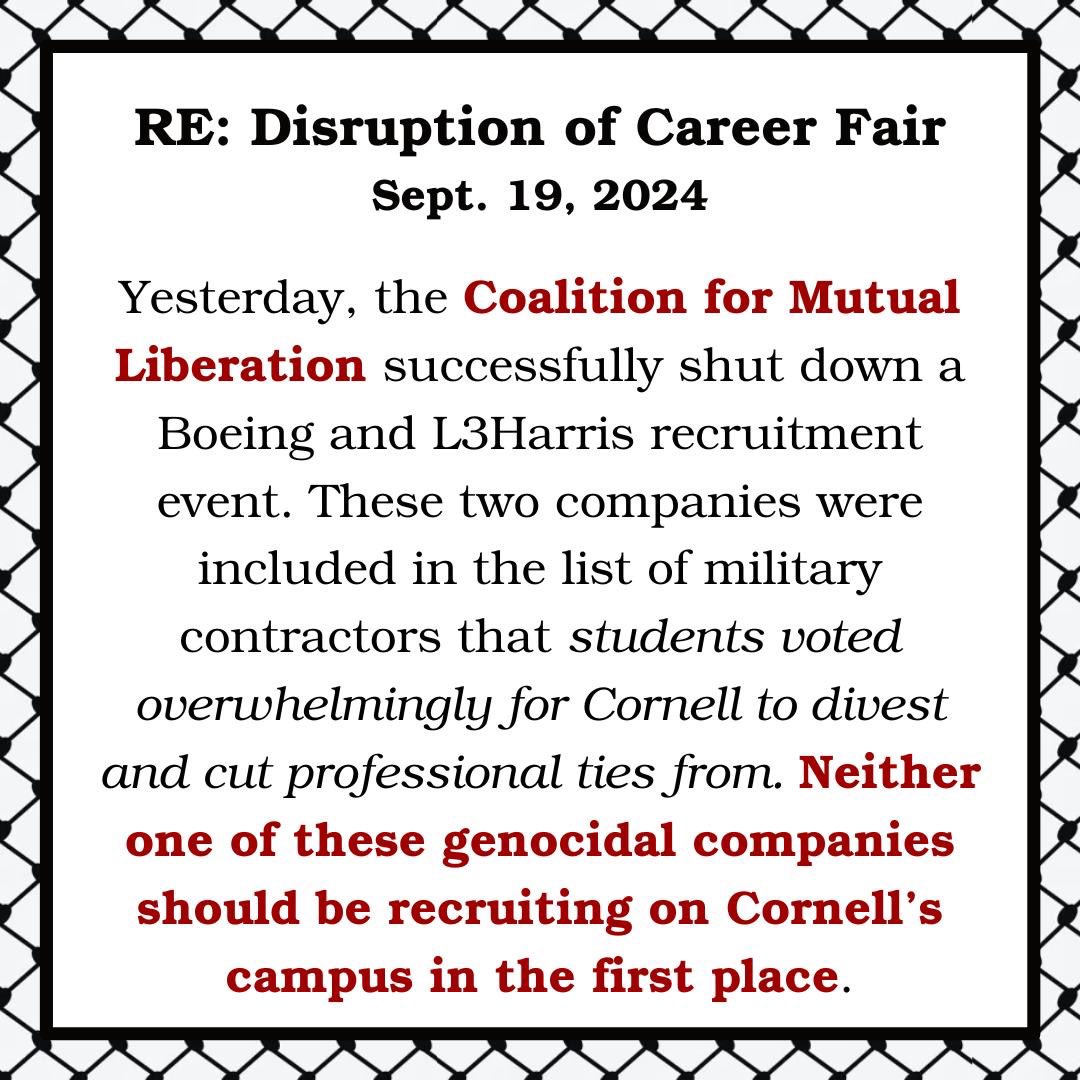 Cornell Chapter of YDSA tweet media