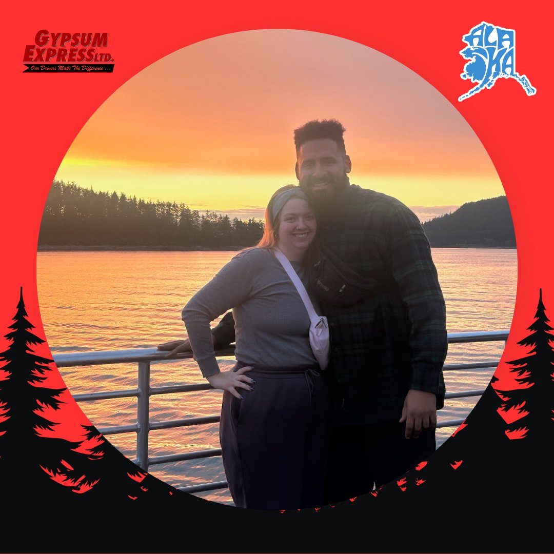 Aliquippa, PA Driver, Giancarlo L., enjoying his paid vacation on an Alaskan Cruise with his wife! One of the many benefits of working for Gypsum Express - paid time off and financial stability.
#NTDAW24 #ThankATrucker #GypsumExpress #GypsumFamily #OurDriversMakeTheDifference