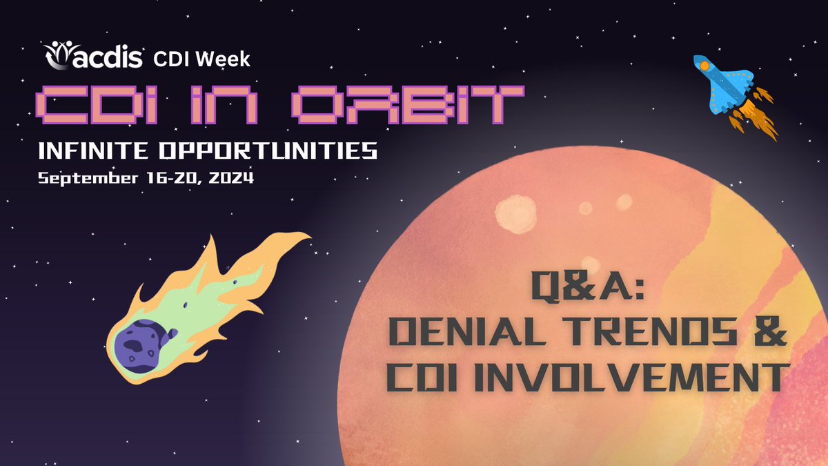 Special thanks to today’s #CDIWeek2024 topic sponsor: <a href="/NuanceInc/">Nuance Communications</a>! According to most industry survey respondents (85.29%) sepsis ranked in their top denied diagnoses, followed by 74.02% who cited respiratory failure. Read today’s expert Q&amp;A for more info: hubs.la/Q02Q9zhN0
