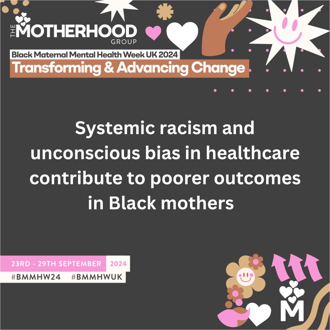 The Hearts & Minds Partnership (@hmpartnership) on Twitter photo Did you know that itās Black Maternal Mental Health Week? @Motherhoodgroup have organised a fabulous line up of events and webinars with learning opportunities for all, set within the theme of Transforming and Advancing Change  #BMMHW24 #BMMHW #BLACKMATERNALMENTALHEALTHWEEKUK Did you know that itās Black Maternal Mental Health Week? @Motherhoodgroup have organised a fabulous line up of events and webinars with learning opportunities for all, set within the theme of Transforming and Advancing Change  #BMMHW24 #BMMHW #BLACKMATERNALMENTALHEALTHWEEKUK
