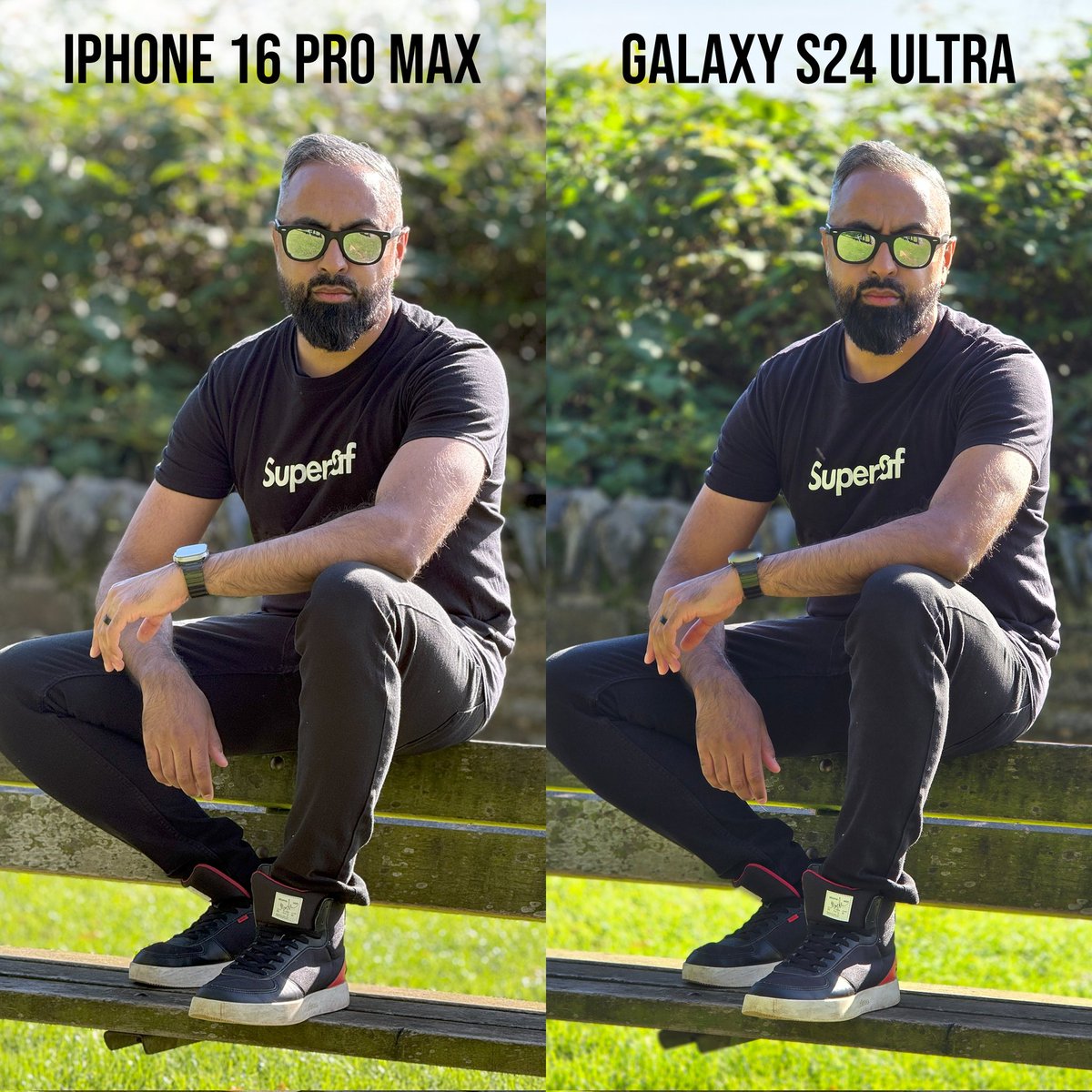 SuperSaf's tweet photo. iPhone 16 Pro Max or Samsung Galaxy S24 Ultra? 🤔
Full #SuperSafStyle Camera Comparison is now on the channel 😎 https://t.co/AKCtkERLeM
