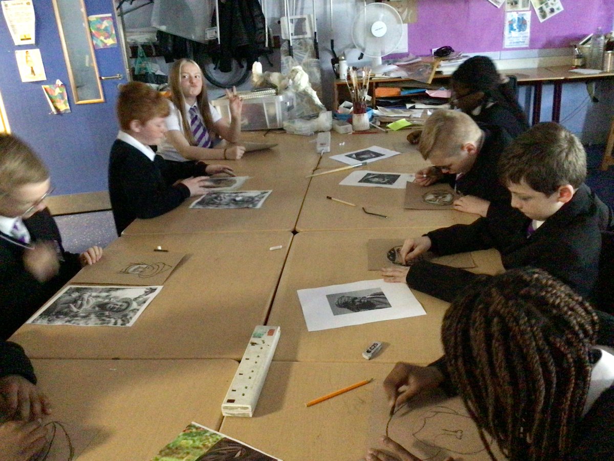 1.5 using their portraiture skills to draw Fairtrade Farmers