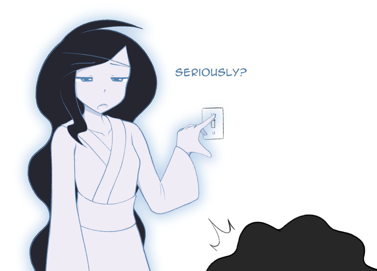 ask_fade's tweet photo. Estria really likes ghosts. https://t.co/2hOMB9Utly