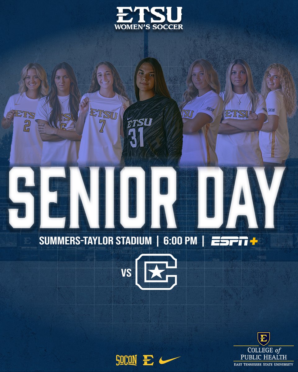 𝙄𝙩'𝙨 𝙎𝙚𝙣𝙞𝙤𝙧 𝘿𝙖𝙮❗️

🆚 The Citadel 
⏰ 6p
🏟️ Summers-Taylor Stadium
📺 tinyurl.com/3bctxrac
📊 tinyurl.com/mwkctbt6
🎟️ Free Admission