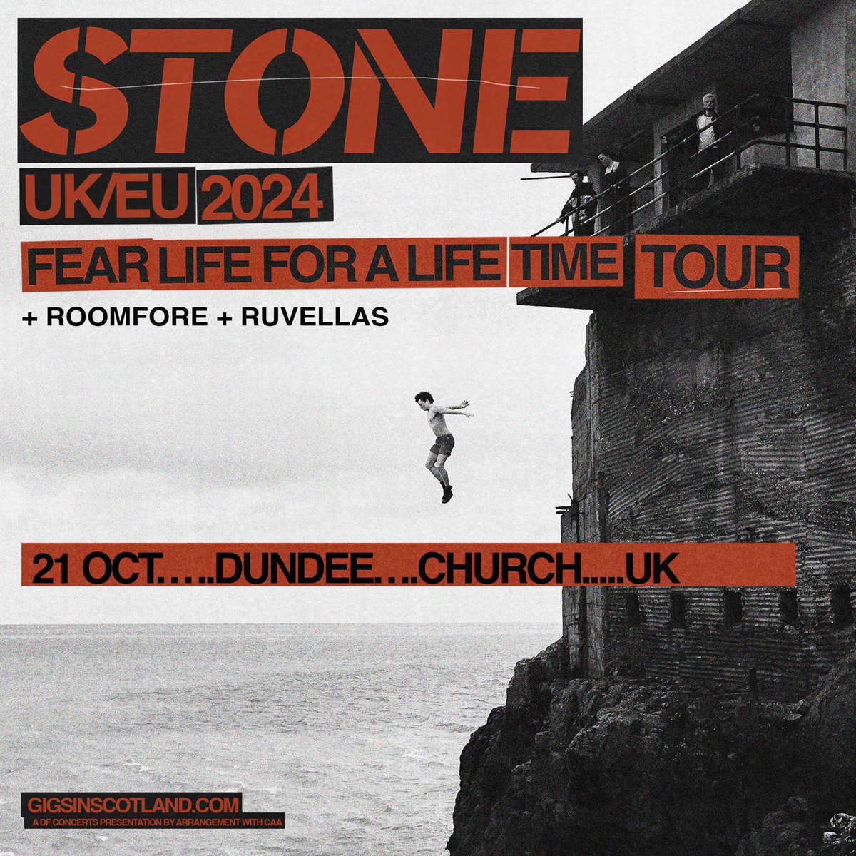 Gigs in Scotland (@gigsinscotland) on Twitter photo SUPPORT ADDED๐ฅ ยป <a href="/roomforeband/">Roomfore</a> + <a href="/ruvellas/">โ๐๐โฏ๐๐๐ถ๐</a> will be joining STONE at <a href="/church_dundee/">Church Dundee</a> on 21st October 2024.
TICKETS โพ gigss.co/stone SUPPORT ADDED๐ฅ ยป <a href="/roomforeband/">Roomfore</a> + <a href="/ruvellas/">โ๐๐โฏ๐๐๐ถ๐</a> will be joining STONE at <a href="/church_dundee/">Church Dundee</a> on 21st October 2024.
TICKETS โพ gigss.co/stone