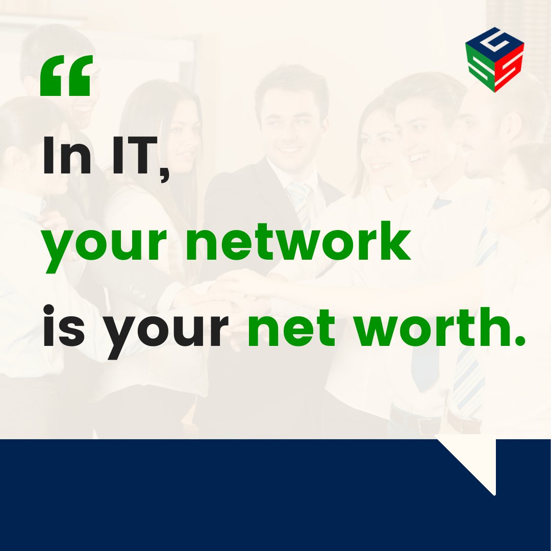 gssglobalsoft's tweet image. Building connections in the IT industry is crucial for long-term success. 💻 Whether you’re expanding your skills, looking for job opportunities, or sharing knowledge, networking is everything! 🌍 #Networking #TechConnections #MondayMotivation