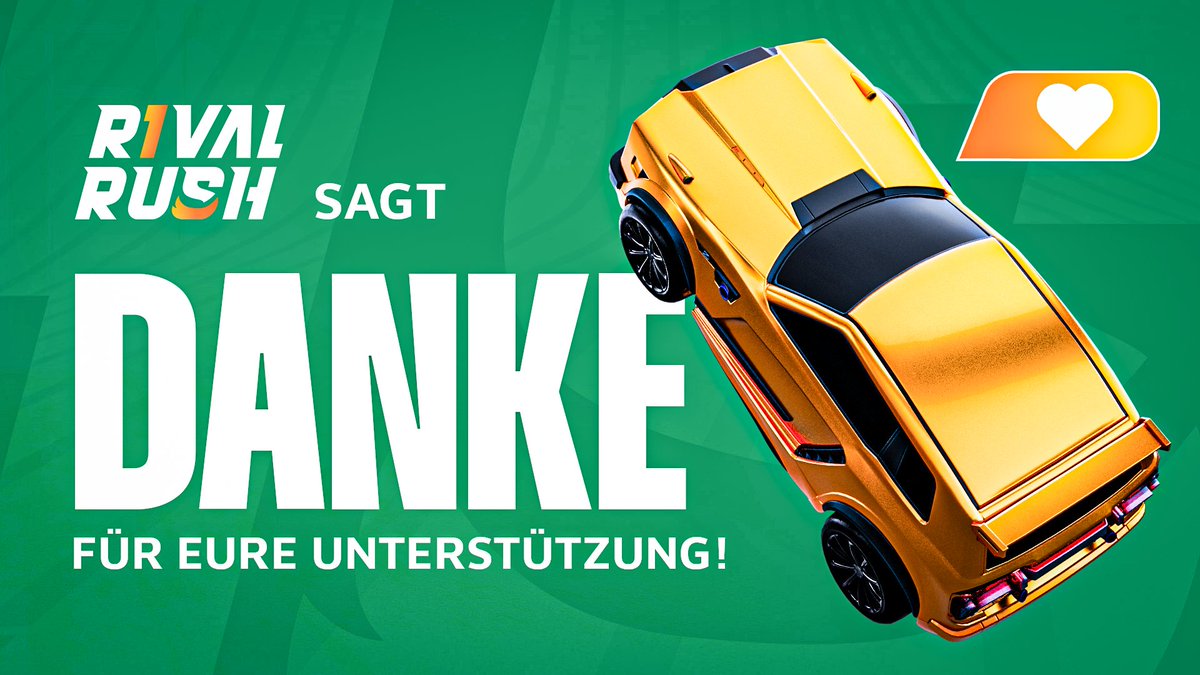 Wow... Euer Support ist nicht in Worte zu fassen 🥰

Während wir täglich auf Hochdruck arbeiten um Rival Rush so cool wie möglich zu machen, wollen wir uns jetzt schon Mal für den unbeschreiblichen Support bedanken. 

Danke 💚