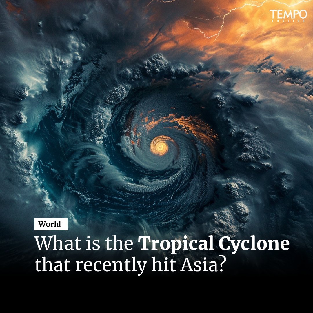 tempo_english's tweet image. Are you aware of the typhoon that recently hit several parts of Asia? 🤔

Scientists say typhoons are getting stronger because of warmer oceans brought on by climate change.

Check out the explanation of the typhoon cyclone in the post below 👇

#TempoEnglish #TropicalCyclone