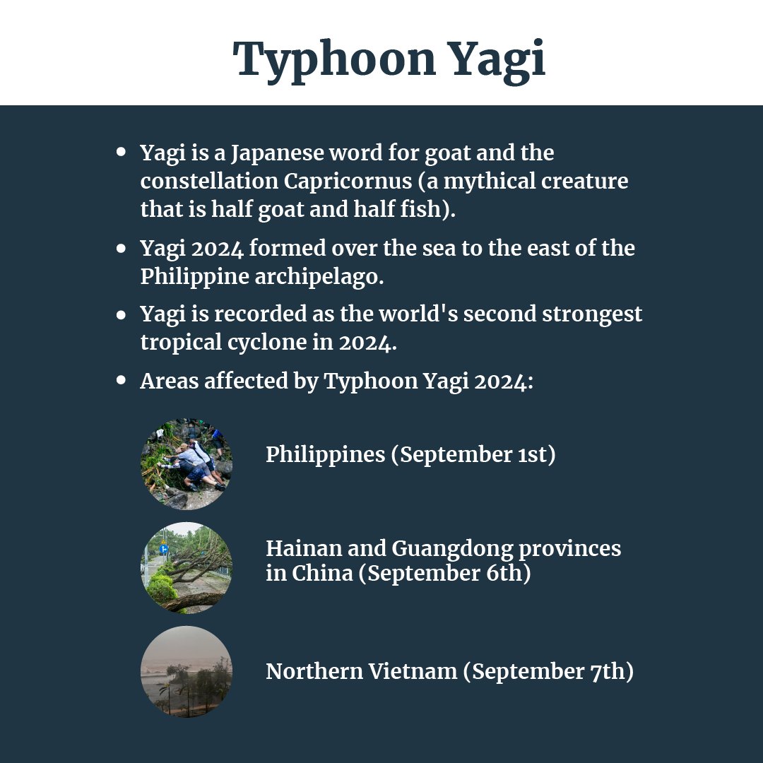 tempo_english's tweet image. Are you aware of the typhoon that recently hit several parts of Asia? 🤔

Scientists say typhoons are getting stronger because of warmer oceans brought on by climate change.

Check out the explanation of the typhoon cyclone in the post below 👇

#TempoEnglish #TropicalCyclone