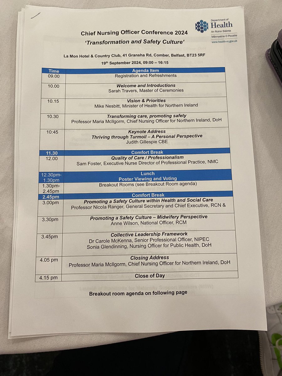 CNO conference Transformation and safety culture - looking forward to hear from Sam Foster Exec Director Professional Practice <a href="/nmcnews/">Nursing and Midwifery Council</a>