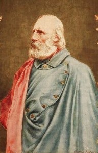 🎨Constance Hopcraft, moglie di Ricciotti Garibaldi, realizzò questo particolare ritratto del suocero, dipinto a tempera su stoffa. Il ritratto  fu eseguito 13 anni dopo la morte dell'eroe, prendendo ispirazione da una foto scattata da Alessandro Pavia, il fotografo  dei Mille.