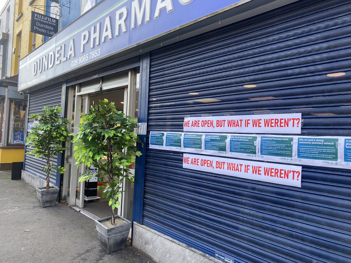 It’s time to put an end to dispensing at a loss. 
<a href="/compharmacyni/">CPNI</a> <a href="/NPA1921/">National Pharmacy Association</a> #SaveOurPharmacies