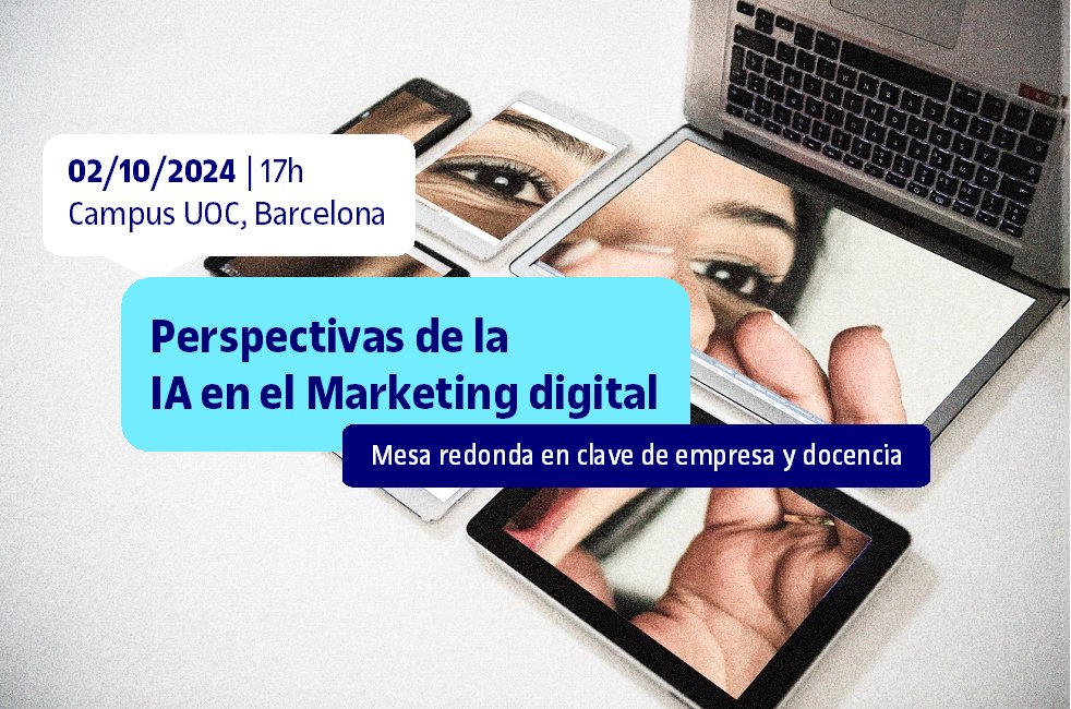 🚀 ¿Estás listo para el futuro del marketing digital?

🙋 Ven a nuestra mesa redonda con expertos como Inma Haro, Neus Cuadrado <a href="/DeloitteDigital/">Deloitte Digital</a> y <a href="/San_Arias_/">Sandra Arias</a> para descubrir los retos y oportunidades que nos esperan!

🔗 tinyurl.com/4xfu57jn cc <a href="/cplagarc/">Cintia Pla Garcia</a>
