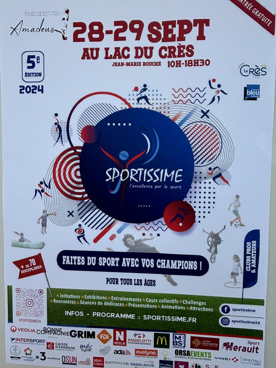 ecomnews_live (@ecomnews_live) on Twitter photo En direct de #Montpellier pour le lancement de la 5eme édition de Sportissime les 28 et 29 septembre au lac du Crès avec 80 sports représentés organisé par le <a href="/cercle_mozart/">Cercle Mozart</a> avec <a href="/JeanMarcMAILLOT/">Jean-Marc MAILLOT</a> <a href="/CROSOCCITANIE/">CROS OCCITANIE</a> <a href="/Occitanie/">Région Occitanie</a> En direct de #Montpellier pour le lancement de la 5eme édition de Sportissime les 28 et 29 septembre au lac du Crès avec 80 sports représentés organisé par le <a href="/cercle_mozart/">Cercle Mozart</a> avec <a href="/JeanMarcMAILLOT/">Jean-Marc MAILLOT</a> <a href="/CROSOCCITANIE/">CROS OCCITANIE</a> <a href="/Occitanie/">Région Occitanie</a>