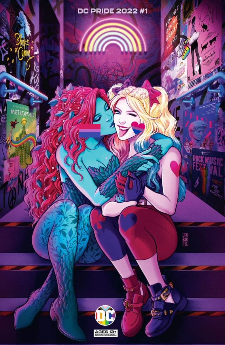 Harlivy 🩷💜💙 both canonically bise‌xual