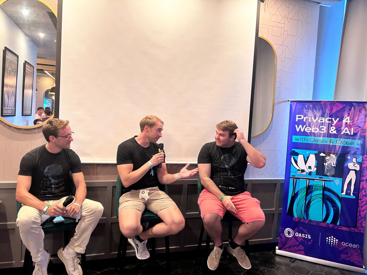 OasisProtocol's tweet photo. It's AI panel time!

Andrew, Ludwig and William discuss all they can within 25mins. https://t.co/vZw9hW1UHJ
