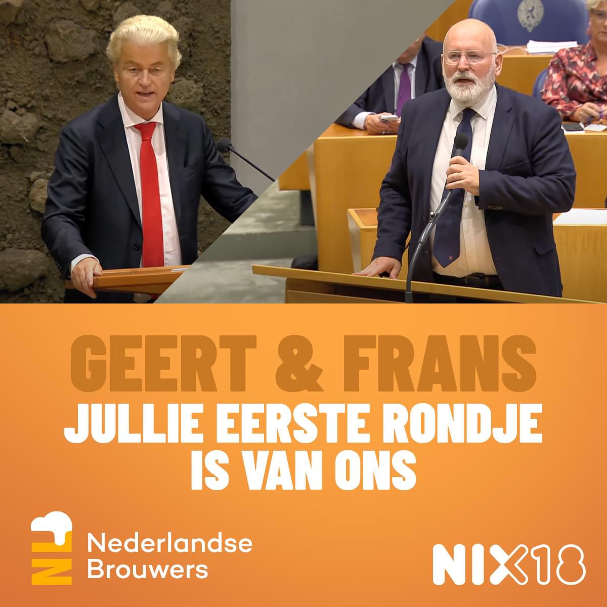 Frans en Geert, we hopen ook dat jullie op een dag weer gewoon met elkaar een biertje kunnen drinken. In alle vrijheid. Om te genieten van ons lekker bier. Proost! PS: Praat er dan ook met elkaar onder het genot van een glas bier hoe de te hoge bieraccijns lager kan!#apb2024