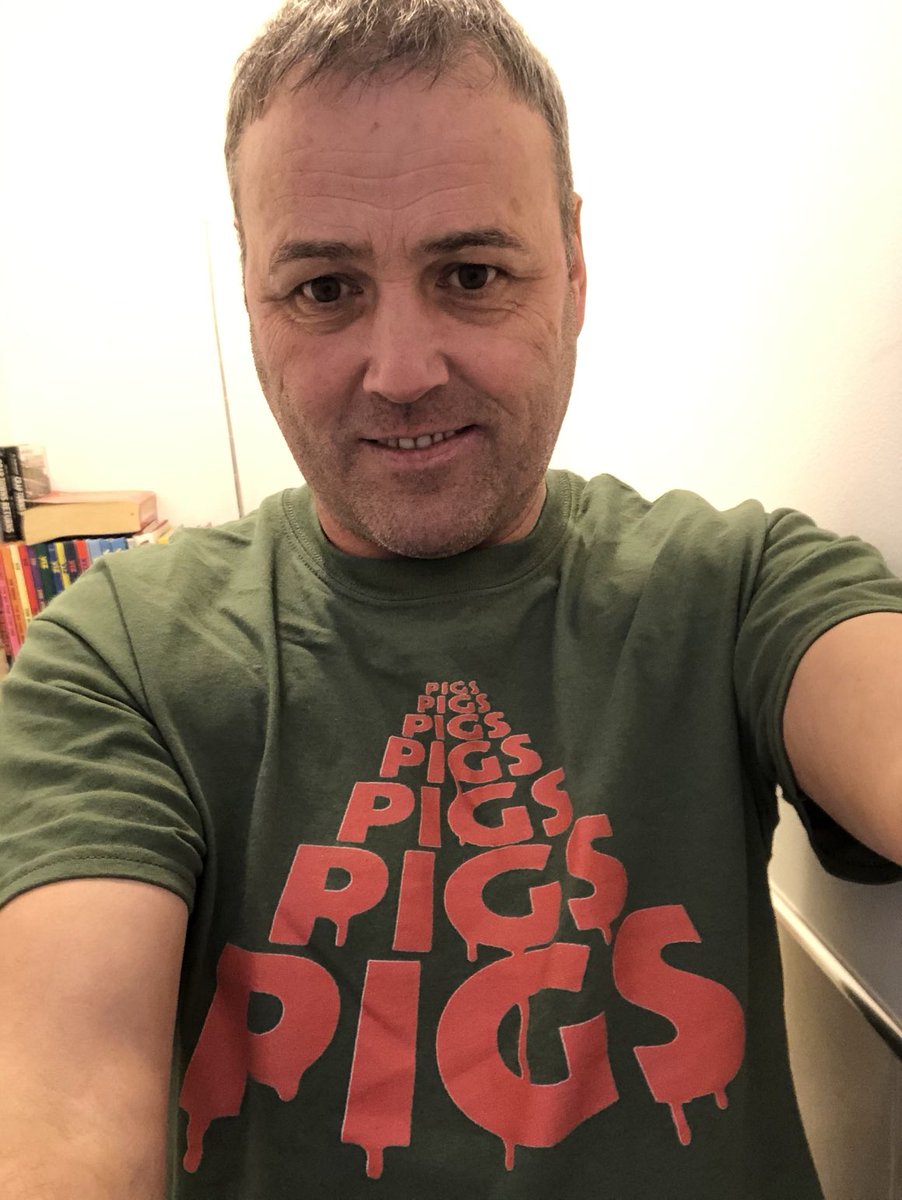 #Tshirtday Good morning ⁦<a href="/BBC6Music/">BBC Radio 6 Music</a>⁩ #MaryAnneHobbs 
I would be remiss not to have the amazing ⁦<a href="/Pigsx7/">Pigs Pigs Pigs Pigs Pigs Pigs Pigs</a>⁩ for #Tshirtday best wishes Rob in Telford