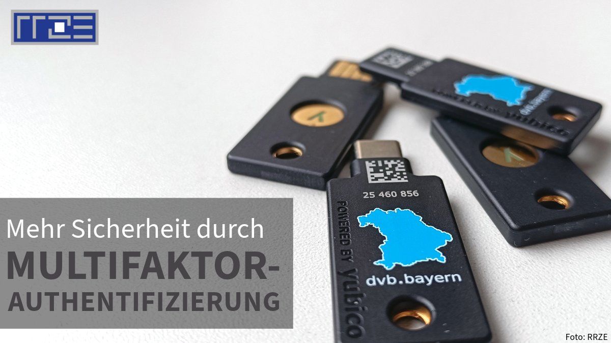 Tagtäglich haben es Hacker auf Anmeldedaten von Nutzenden abgesehen. Durch den Einsatz von YubiKeys und Software Tokens schützen wir uns am RRZE und an der FAU vor Datenklau. Alles zum Thema Multifaktor Authentifizierung (MFA) erfahrt ihr hier:

rrze.fau.de/2024/09/machs-…