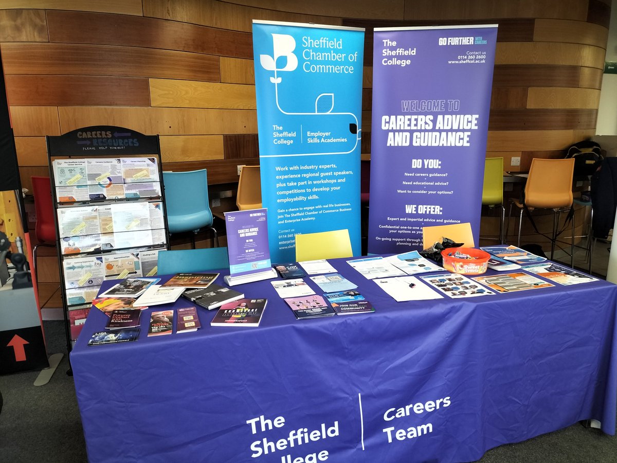 Sheffield College Careers (@sheffcolcareers) on Twitter photo We're at the Freshers fair today from 10am! Come say hello 👋🏻 and find out more about how we can help you while you study at <a href="/sheffcol/">The Sheffield College</a> #careerssupport We're at the Freshers fair today from 10am! Come say hello 👋🏻 and find out more about how we can help you while you study at <a href="/sheffcol/">The Sheffield College</a> #careerssupport
