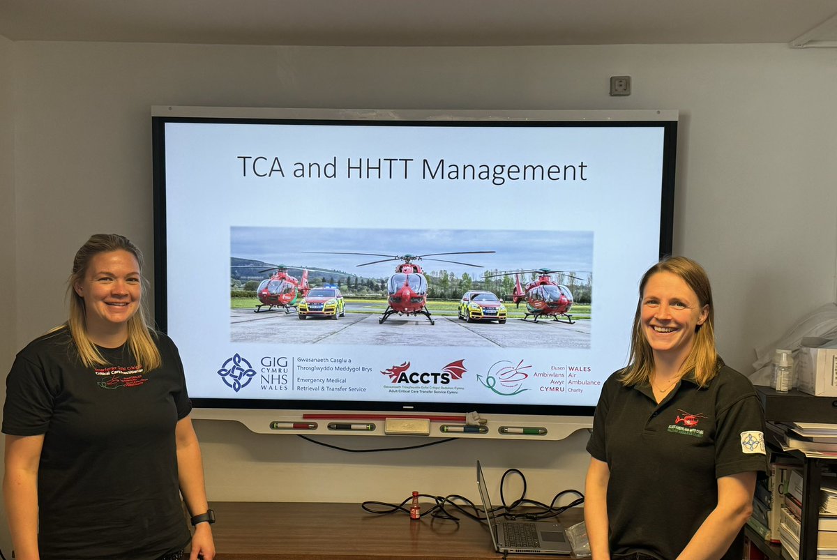 Thank you <a href="/EmrtsWales/">EMRTS Wales</a> <a href="/air_ambulance/">Wales Air Ambulance Charity</a> for a successful Traumatic Cardiac Arest CPD session for the <a href="/WelshAmbulance/">Welsh Ambulance</a> in Ceredigion.