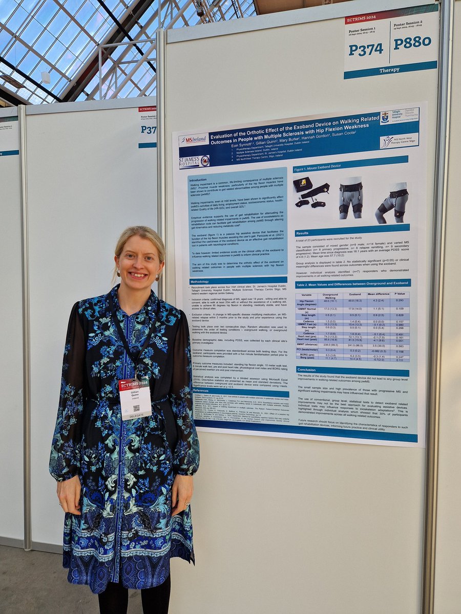 Gillian Quinn (@gillquinn212) on Twitter photo Delighted to share our multi site research exploring effect of the Exoband on walking in pwMS with hip flexor weakness #ECTRIMS2024 <a href="/SynnottEoin/">Eoin Synnott</a> <a href="/susancoote/">Susan Coote</a> <a href="/MSIRELAND/">MS Ireland</a> <a href="/stjamesdublin/">St James's Hospital</a> <a href="/hugh_kearney/">Hugh Kearney</a> <a href="/ECTRIMS/">ECTRIMS</a> Delighted to share our multi site research exploring effect of the Exoband on walking in pwMS with hip flexor weakness #ECTRIMS2024 <a href="/SynnottEoin/">Eoin Synnott</a> <a href="/susancoote/">Susan Coote</a> <a href="/MSIRELAND/">MS Ireland</a> <a href="/stjamesdublin/">St James's Hospital</a> <a href="/hugh_kearney/">Hugh Kearney</a> <a href="/ECTRIMS/">ECTRIMS</a>
