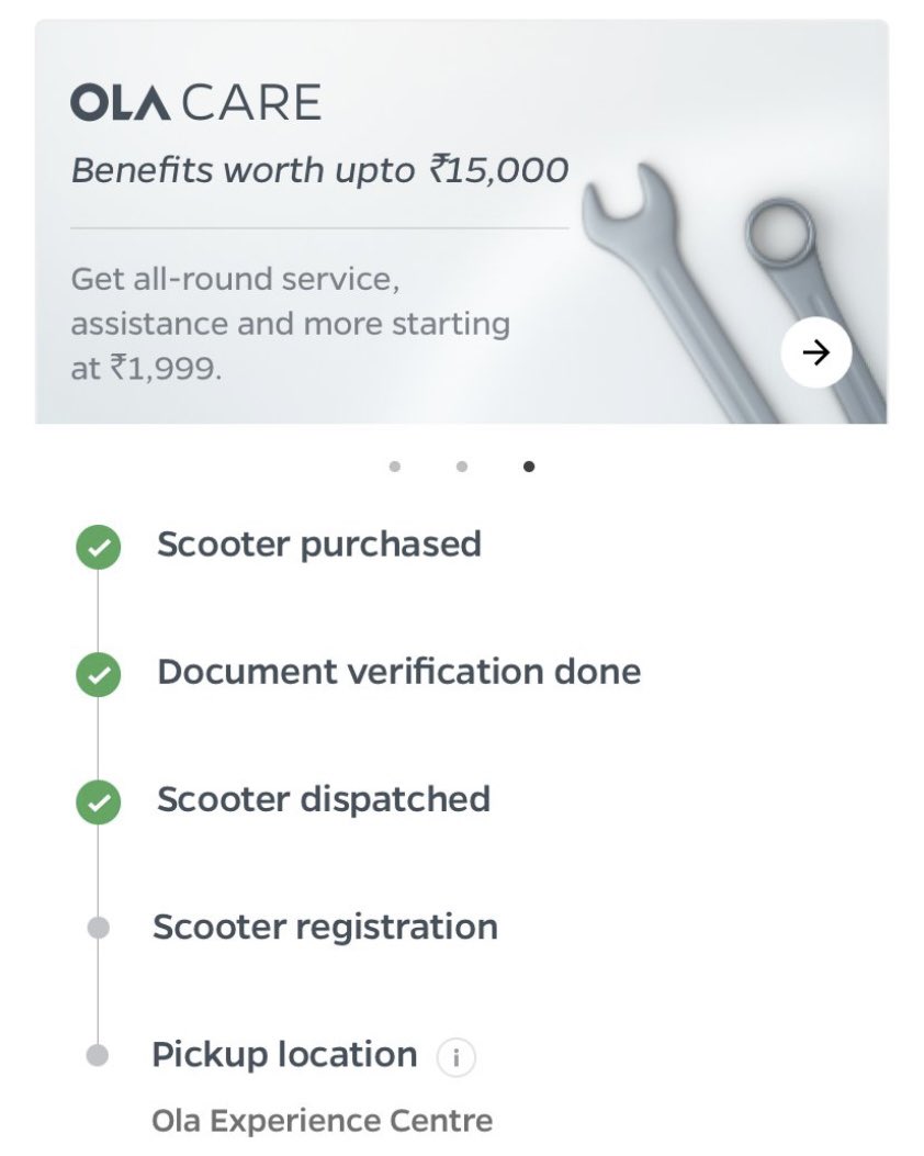 <a href="/OlaElectric/">Ola Electric</a> <a href="/ola_supports/">Ola Support</a> <a href="/bhash/">Bhavish Aggarwal</a> It’s been 3 months since I paid for my #OlaS1Pro Gen 2, and STILL no delivery. You promised 2 weeks, your salesperson echoed that. Despite my numerous calls, your team has provided no answers - just silence and delay. I expect a response ASAP.