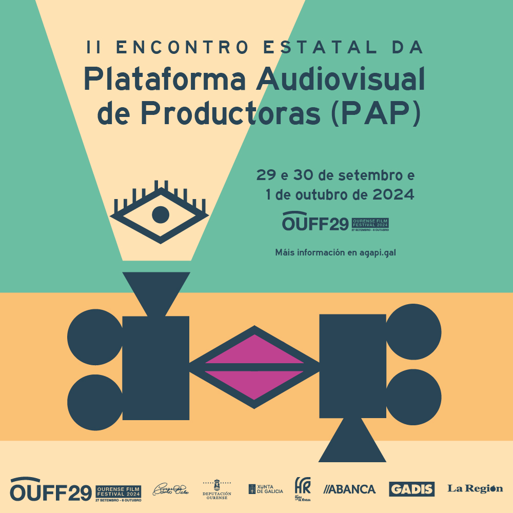 Agapi (Asoc. Galega de Produtoras Independentes) (@agapi_comunica) on Twitter photo Agapi organiza, coa colaboración do OUFF, o II Encontro Estatal da Plataforma Audiovisual de Produtoras. A PAP está conformada por <a href="/estatal_a/">Asociación Estatal de Cine</a> , <a href="/Diboos_fed/">Diboos</a>, #MAPA, <a href="/PiafProductoras/">PIAF - Productoras Independientes</a>, <a href="/proaproductors/">Federació de Productores Audiovisuals - PROA</a>, <a href="/PROFILM_esp/">PROFILM</a> . Agapi organiza, coa colaboración do OUFF, o II Encontro Estatal da Plataforma Audiovisual de Produtoras. A PAP está conformada por <a href="/estatal_a/">Asociación Estatal de Cine</a> , <a href="/Diboos_fed/">Diboos</a>, #MAPA, <a href="/PiafProductoras/">PIAF - Productoras Independientes</a>, <a href="/proaproductors/">Federació de Productores Audiovisuals - PROA</a>, <a href="/PROFILM_esp/">PROFILM</a> .