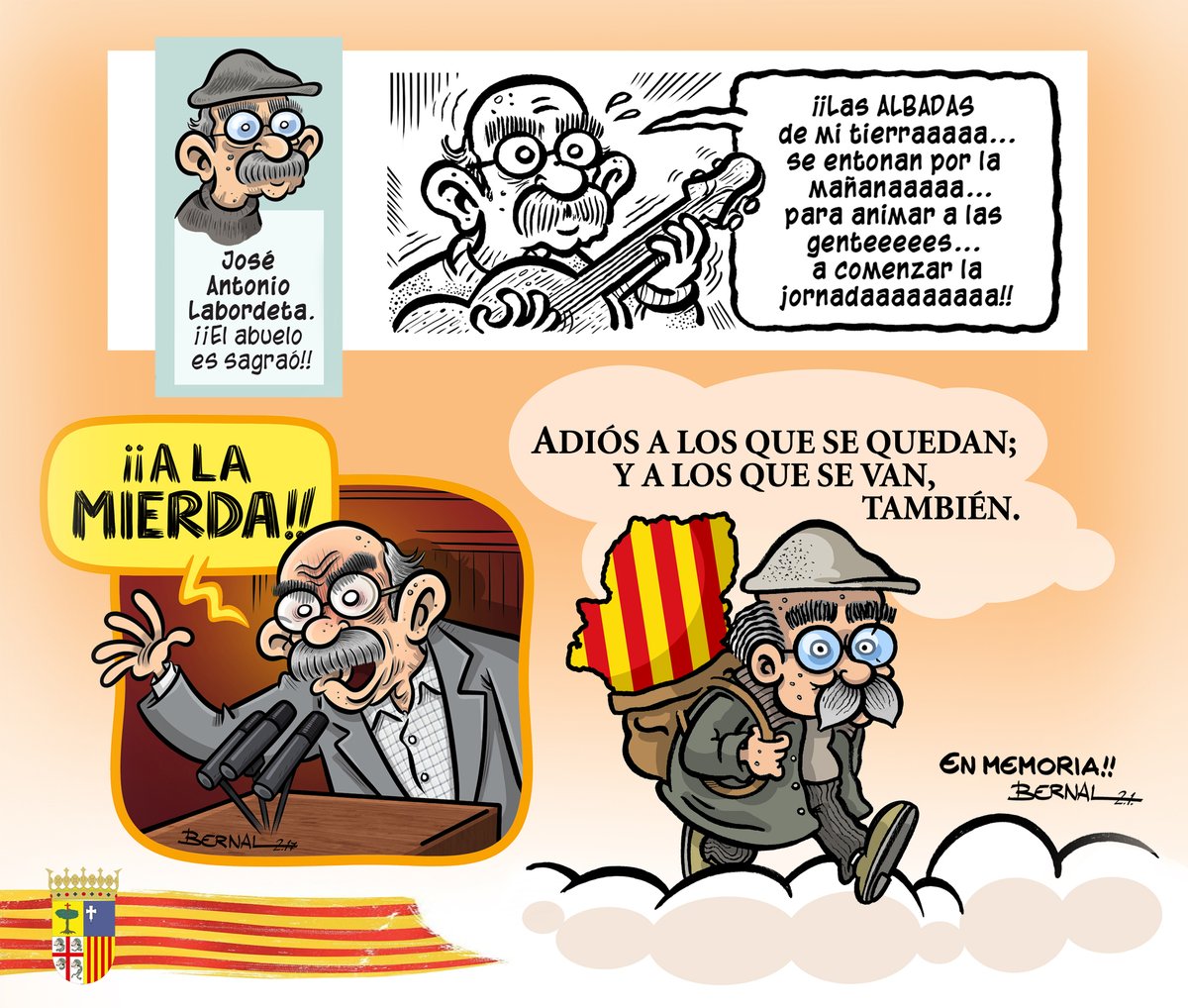 #14AñosSinLabordeta.

Aragón sigue, Labordeta vive...