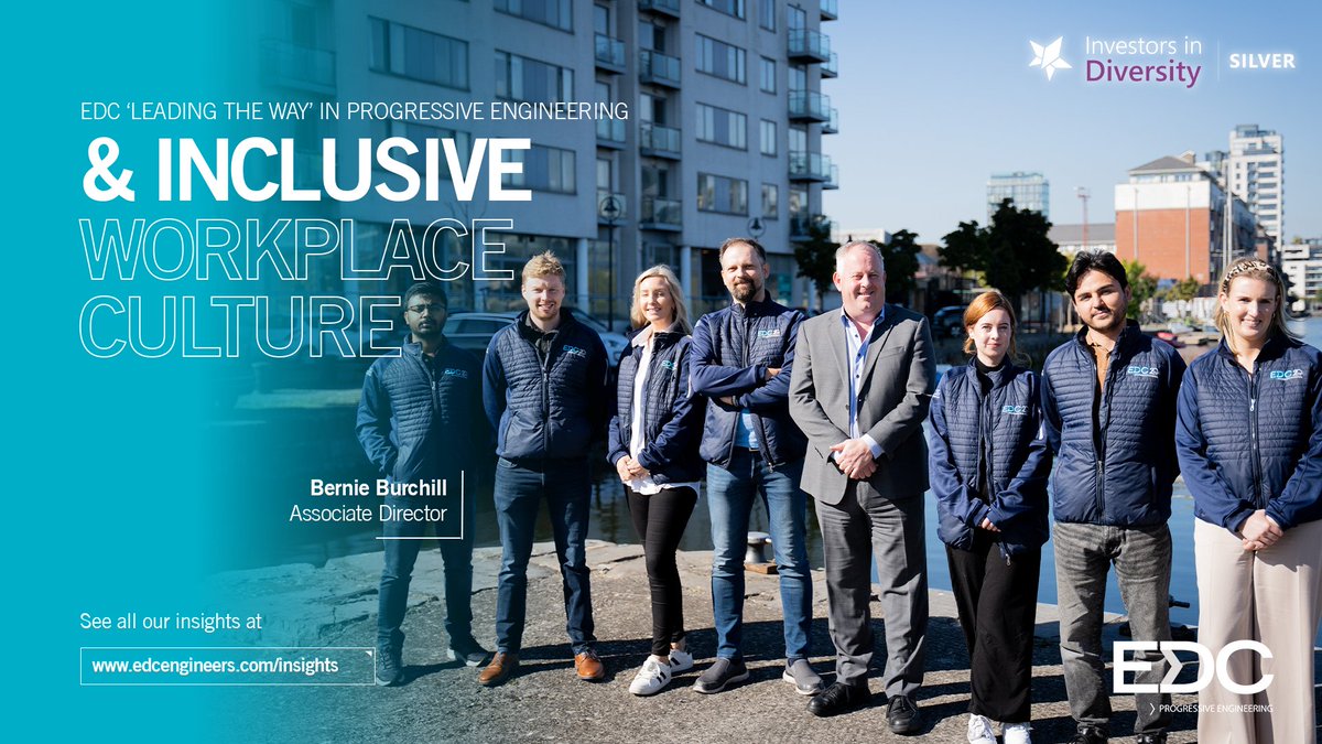 🎉 We’re delighted to announce that EDC has achieved an inclusion score of 87.5% issued by the Irish Centre for Diversity! Want to know how we’re making it happen? Read more in our latest piece written by Bernie Burchill, Associate Director!  

edcengineers.com/blog/edcs-comm…… 

#EDC