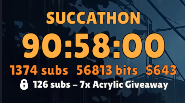 Pyrrhixz's tweet photo. Day 5 of #succathon wrapped up with a MASSIVE increase to the timer!
Thank you all for the amazing hype train as well as @SaiminIV @Zeth3n and @MyNameIsDozzer for the raids! Be back tomorrow to play some #NIKKE and until then, I bedge! https://t.co/x5hD45cddb