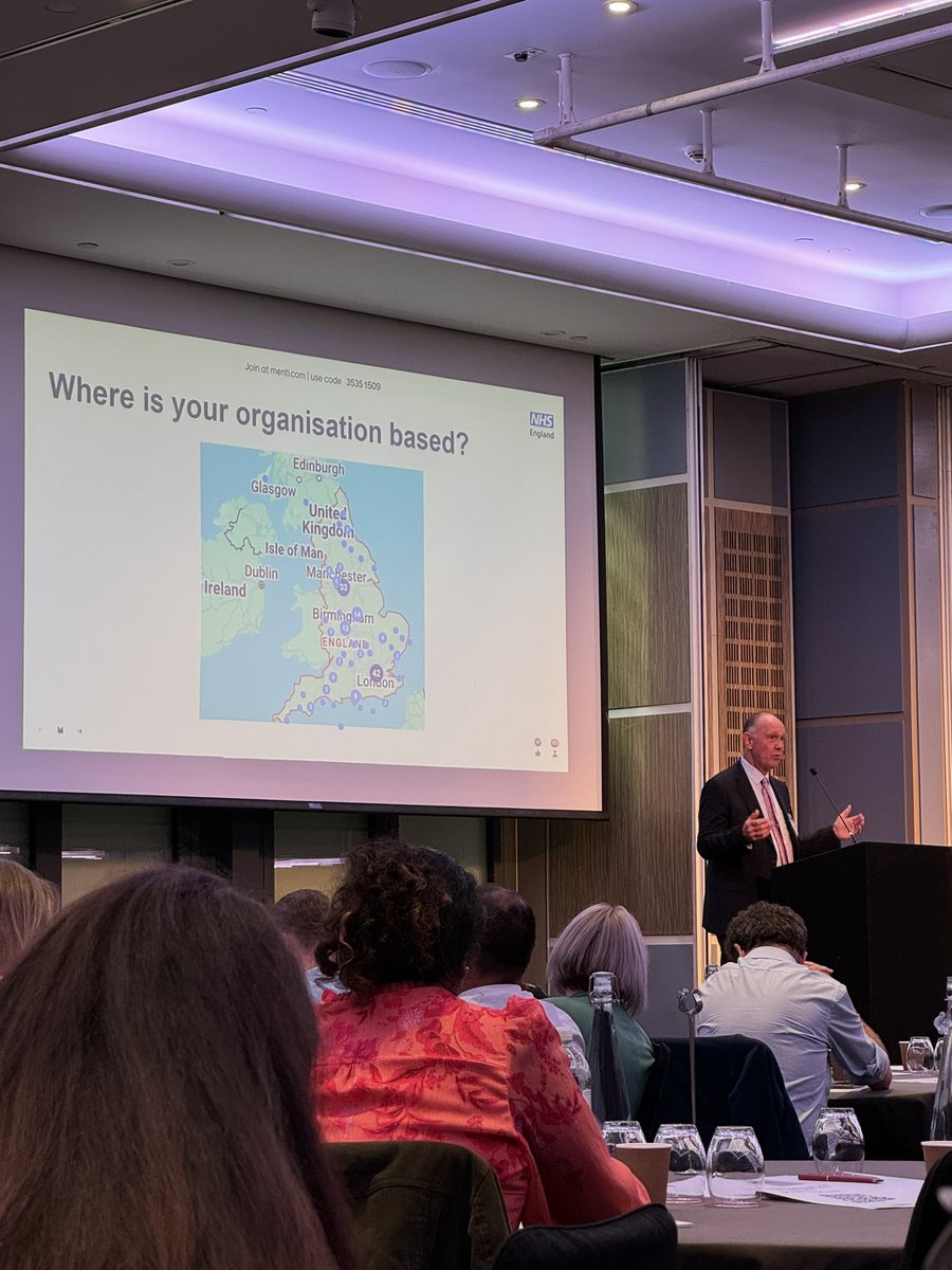 A great start to the national #NHSIMPACT event in London, opened by David Fillingham CBE. Great to see such a variety of people in the room from up &amp; down the country helping us to achieve our aim of becoming the fastest improving national health service nationally <a href="/SHSCFT/">Sheffield Health Partnership University NHS FT</a>