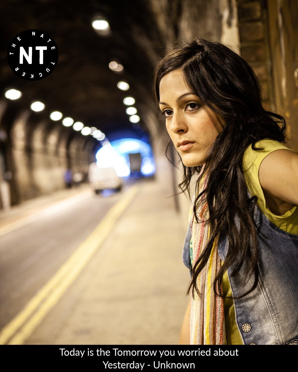 thenatetucker's tweet image. 💁🏽‍♂️ Today is the Tomorrow you worried about Yesterday - Unknown 🔥🔥🔥🔥

P.S. 😱 Worrying doesn't solve problems or provide answers. 🛑 So, stop it 😍 #akunamatata
#motivationaldaily #motivation #motivationalquotes