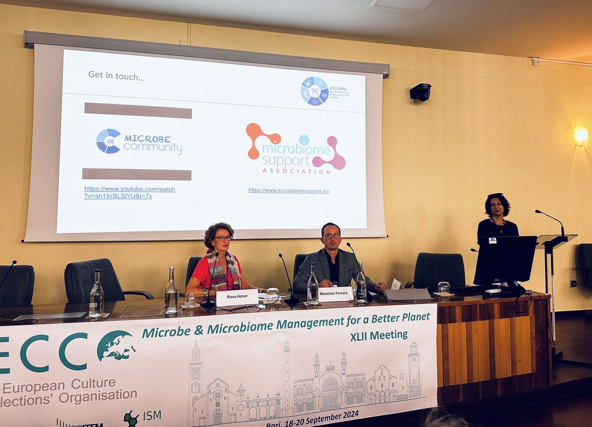 Speakers share their research projects and expertise with the participants during the #ECCOXLII meeting in Bari 🇮🇹