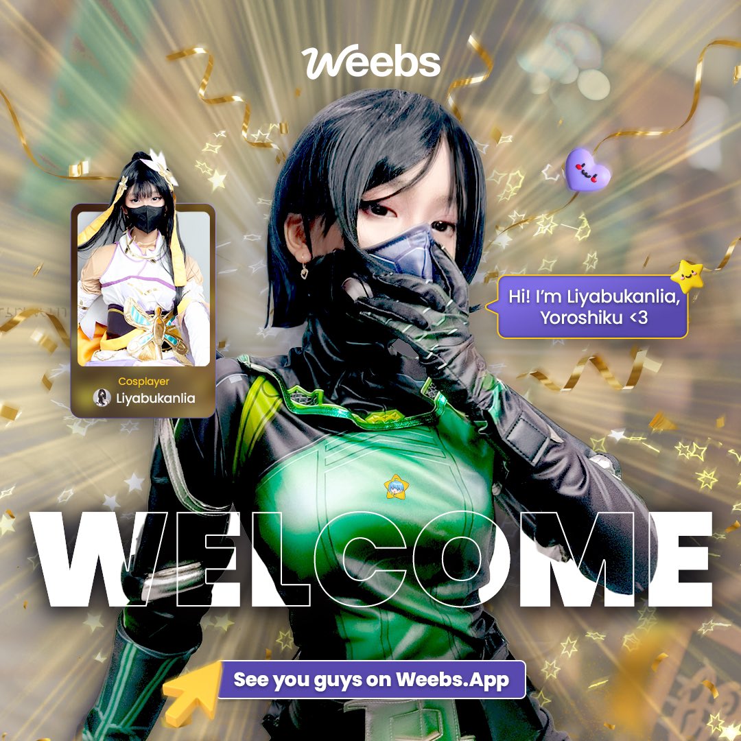 Weebs_app's tweet photo. Exciting News! 🎉
Welcome LiyaBukanLia🤩🫶
🚀 It’s still early, and there’s so much more in store. Stay tuned for amazing surprises and incredible content. Let’s give Liya a warm welcome and show her our support! 🌟
——
https://t.co/OBBr46vPjU
.
#weebs #anime #weaboo #animelife #internationalcosplayer