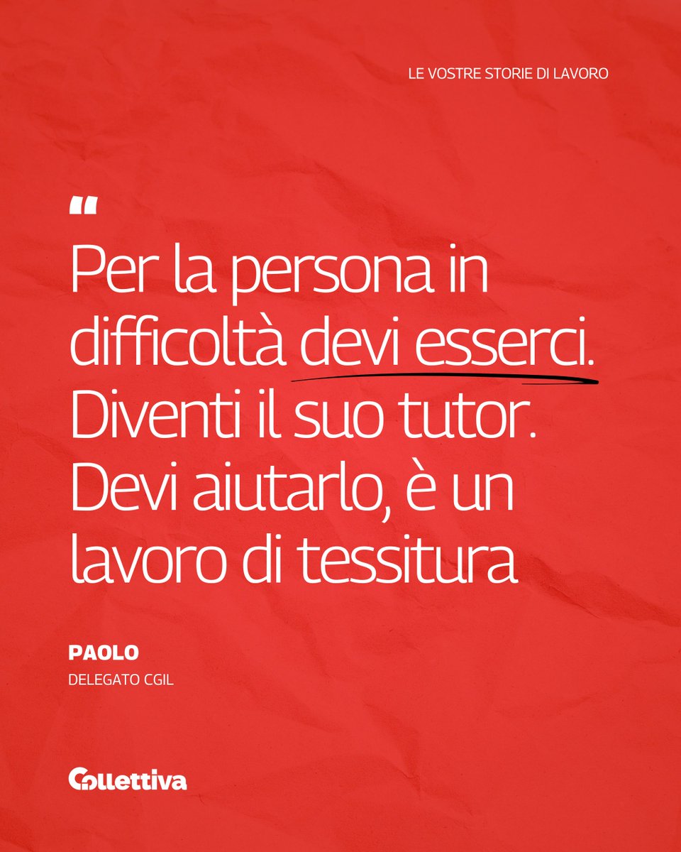 collettiva_news's tweet photo. Come il sindacato può aiutare chi è in difficoltà?

La storia di Oscar mostra l'importanza del supporto continuo: grazie alla Cgil e ai colleghi, ha trovato una rete che lo ha aiutato a riprendere in mano la sua vita.

Leggi la storia di Oscar:
https://t.co/XO9Q2vqYWT https://t.co/THEUQ9ExR3