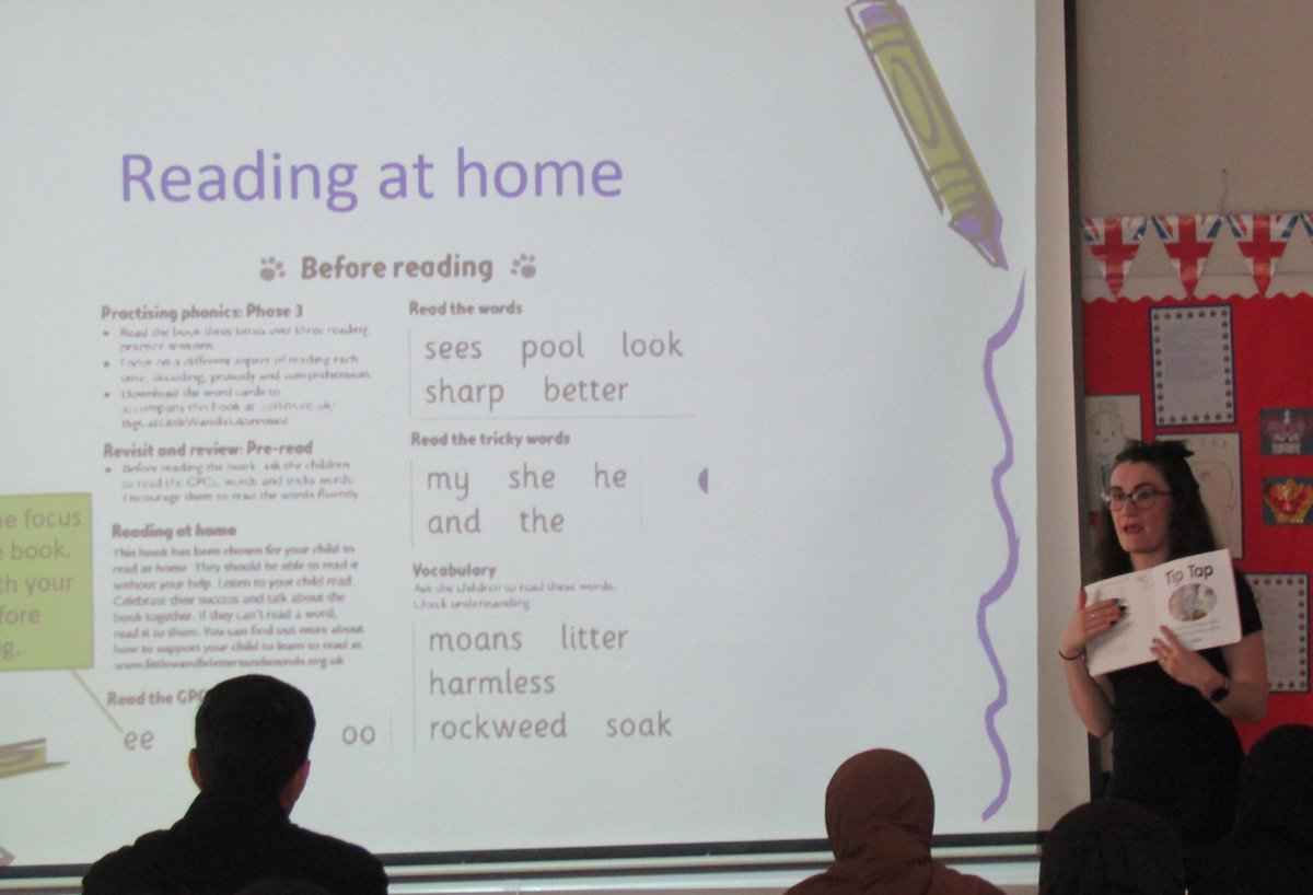 We are delighted to have welcomed forty families to our Phonics workshop this morning.  It was lovely to see them working with their children.  Thank you to Miss Cowell and staff that supported her. 😀📚