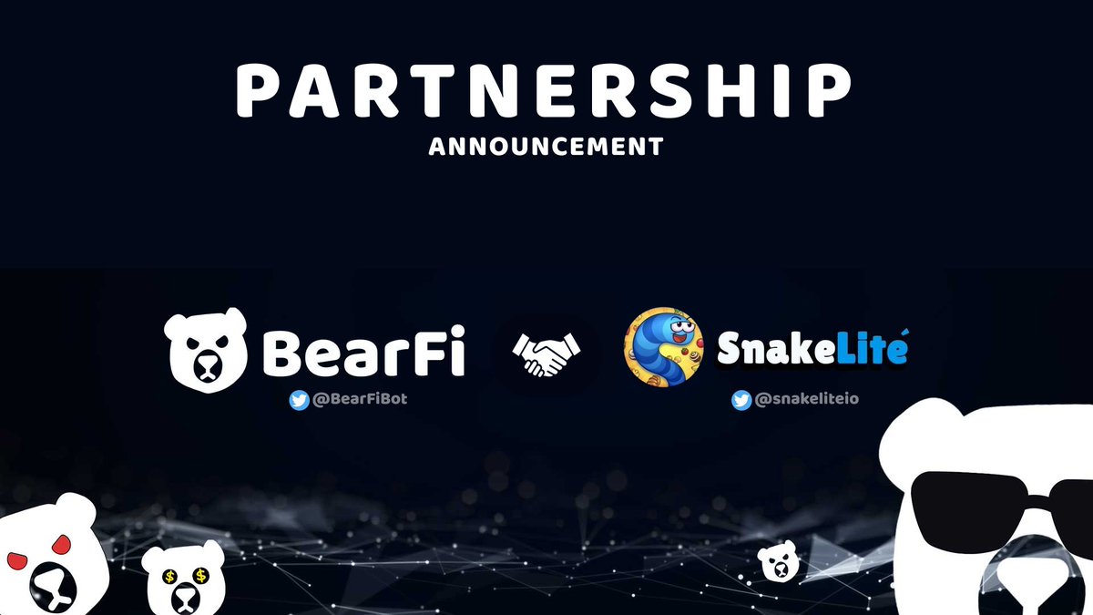 🐍 BearFi x SnakeLite: A Legendary Game Meets Web3! 🐻🚀

We’re thrilled to announce our partnership with <a href="/snakeliteio/">SnakeLite</a>, the iconic game with over 100M downloads and 8M DAU! 

Now launching on the TON blockchain with a Tap-to-Earn model, SnakeLite is free to play, easy to start,