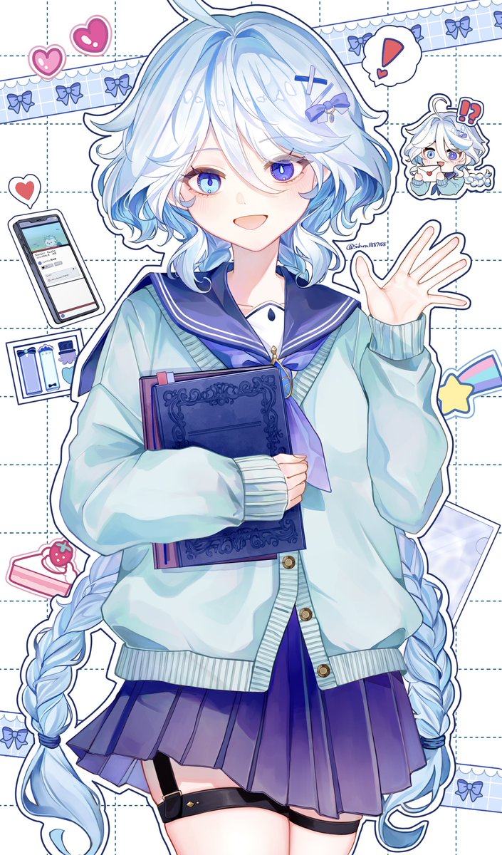 Sakura11587158's tweet photo. セーラー服フリーナちゃん🎀🩵
(タップ推奨)
#GenshinImpact  #原神 #Furina https://t.co/QKDsSBP5Be
