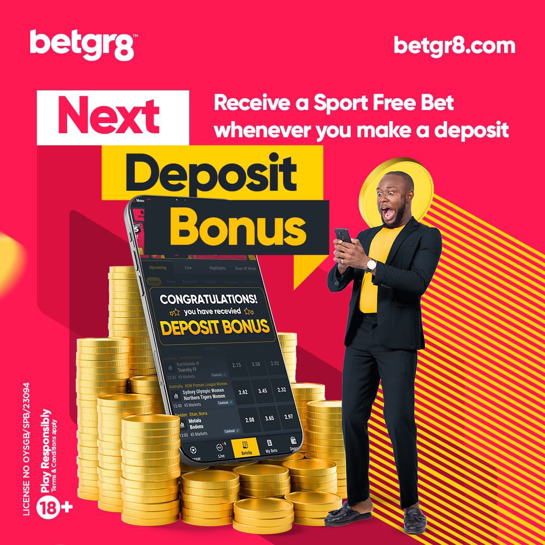 KING JAY ⚽️🏀⏳ (@wawjazzy) on Twitter photo Get ready to win big with Betgr8 Nigeria! ✅✅✅<a href="/Betgr8Nigeria/">BetGr8 Nigeria</a>
⚽️2 odds: 65093
⚽️6 odds: 653445
Register now and start playing on our user-friendly app! 👉🏾 betgr8.com/ng/signup?prom…
Plus, fund your account easily with OPay! ✅
Join the winning team today! #BetwithBetGr8 Get ready to win big with Betgr8 Nigeria! ✅✅✅<a href="/Betgr8Nigeria/">BetGr8 Nigeria</a>
⚽️2 odds: 65093
⚽️6 odds: 653445
Register now and start playing on our user-friendly app! 👉🏾 betgr8.com/ng/signup?prom…
Plus, fund your account easily with OPay! ✅
Join the winning team today! #BetwithBetGr8