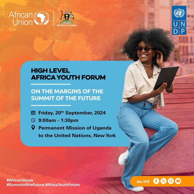 sdgs_ug's tweet image. 🌟Accelerating the #2030Agenda through youth empowerment &amp;amp; participation in Africa's development.
 
📢@GovUganda @_AfricanUnion @UNDPAfrica @Presidency_SL &amp;amp; @NamPresidency bring us exciting times at the #AfricaYouthForum at the #SummitoftheFuture.

#AfricanVoices @obaldanzy