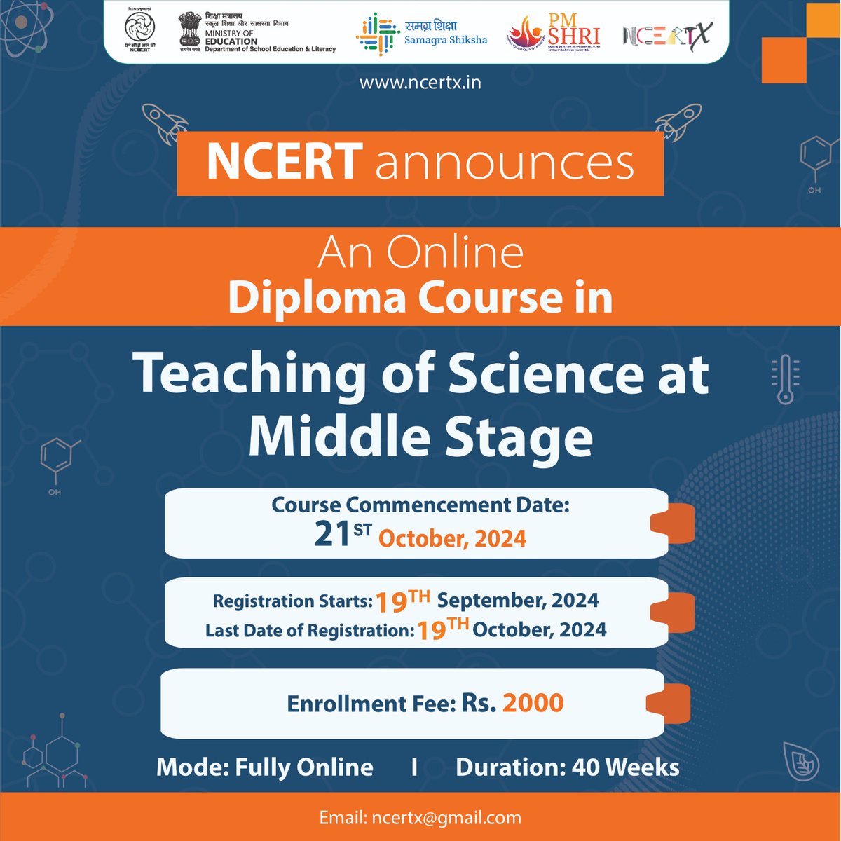 NCERT Diploma Course in Teaching of Science