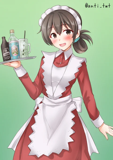 メイド大鷹#艦これ版深夜の真剣お絵描き60分一本勝負 #艦これ版真剣お絵描き60分一本勝負_20240919 
