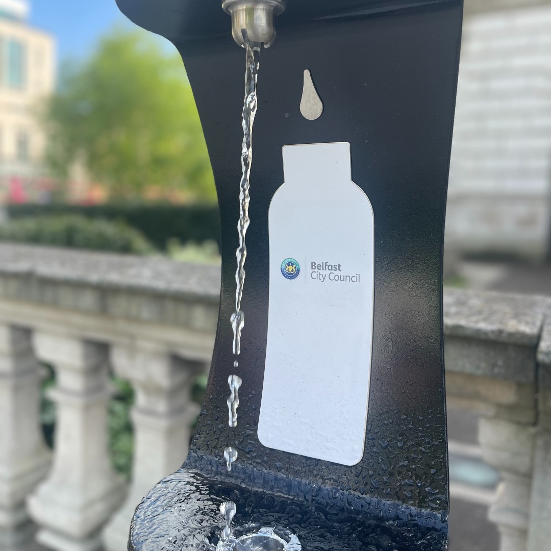Belfast City Council (@belfastcc) on Twitter photo Stay hydrated in the sunshine with the water refill stations at City Hall and St George's Market💧
Join the ‘refillution’ by carrying a reusable water bottle.
If one in 10 people refilled just once a week, we could save around 340 million plastic bottles a year🌞
<a href="/niwnews/">Northern Ireland Water</a> Stay hydrated in the sunshine with the water refill stations at City Hall and St George's Market💧
Join the ‘refillution’ by carrying a reusable water bottle.
If one in 10 people refilled just once a week, we could save around 340 million plastic bottles a year🌞
<a href="/niwnews/">Northern Ireland Water</a>