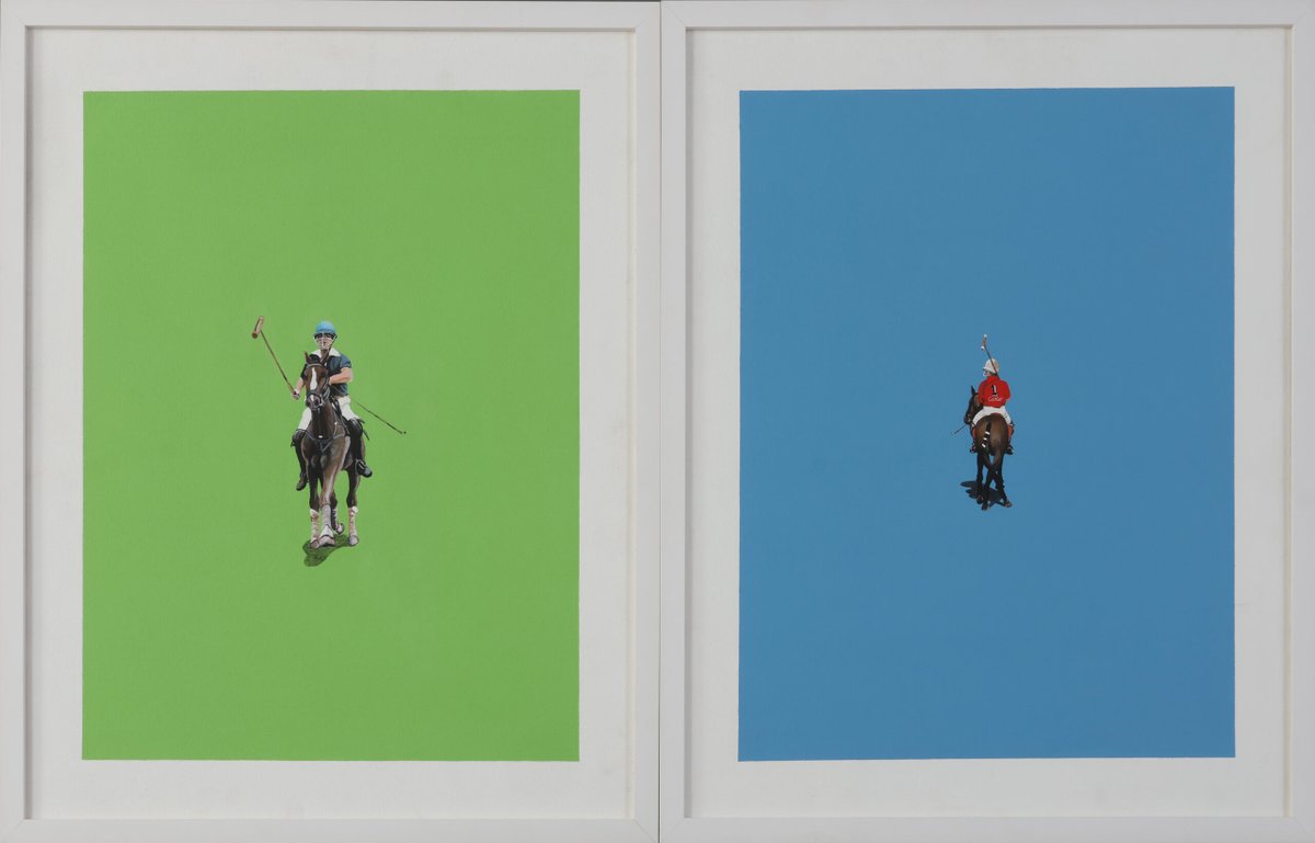 Polo in oil on canvas at Auction House Rotherbaum dlvr.it/TDQb7y