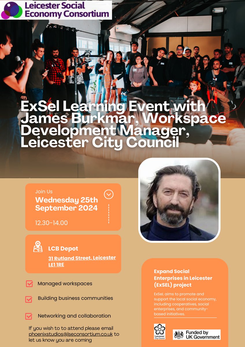 ethicalbizex's tweet image. #ExSel #UKSPF

One not to miss. 12.30pm - 25/09/24.