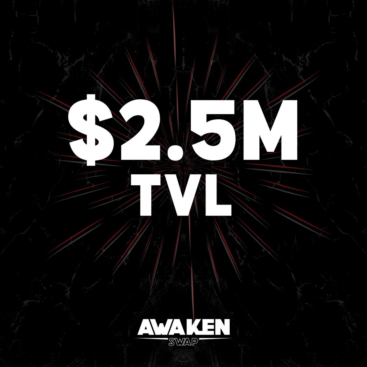 🎉We've achieved a key milestone since going live in Feb 2024—TVL has surpassed $2.5M! 

We'd like to thank the community for your support. More features and updates coming soon!🛠

 #DEX #DeFi #Web3 #Crypto #Blockchain