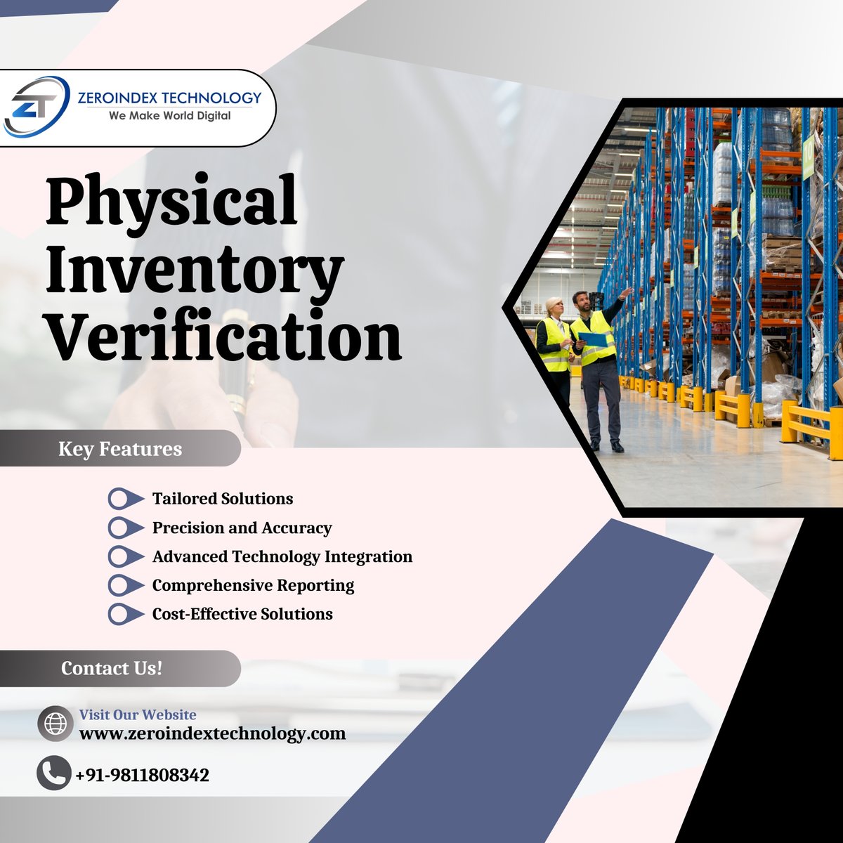 zeroindextech's tweet image. Physical Inventory Verification ensures accuracy of stock levels through counting, reconciling, and recording discrepancies.
Get Free Consultant: zeroindextechnology.com/zeroindex-crm/…
Connect with us: +91-9811808342
#InventoryManagement #StockAudit #InventoryVerification #PhysicalInventory